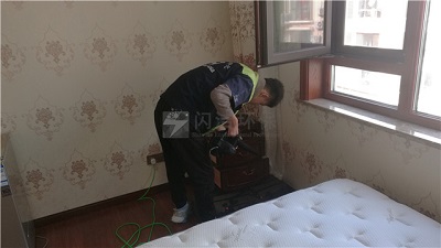 開發(fā)區(qū)積米崖小區(qū)甲醛治理